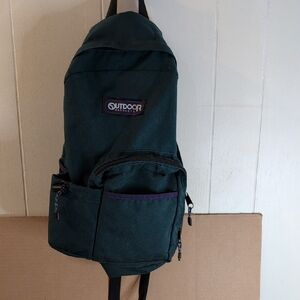 Dark Green Sling Backpack